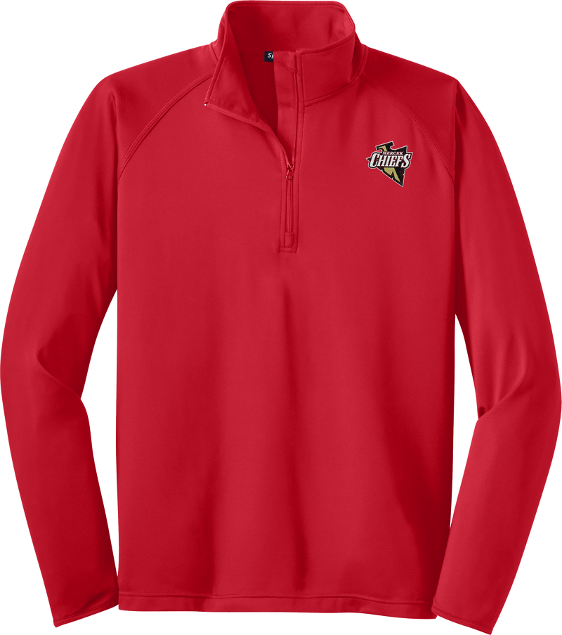 Mercer Chiefs Sport-Wick Stretch 1/4-Zip Pullover