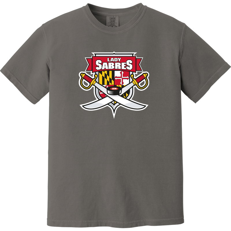 SOMD Lady Sabres Heavyweight Ring Spun Tee