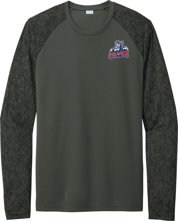 Hartford Jr. Wolfpack Long Sleeve Digi Camo Tee