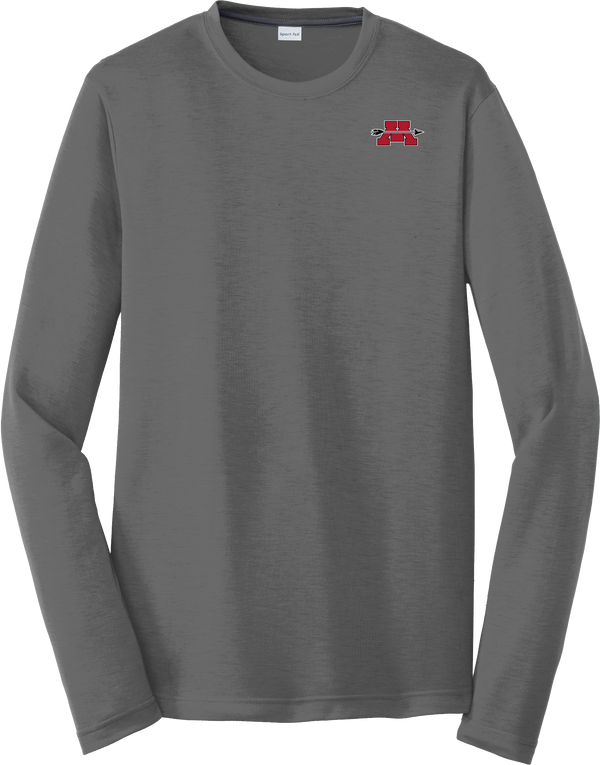 Mercer Arrows Long Sleeve PosiCharge Competitor Cotton Touch Tee