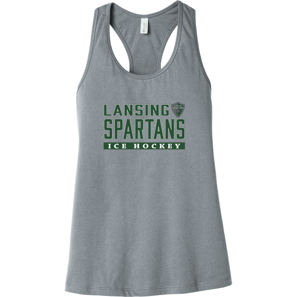 Lansing Spartans Womens Jersey Racerback Tank