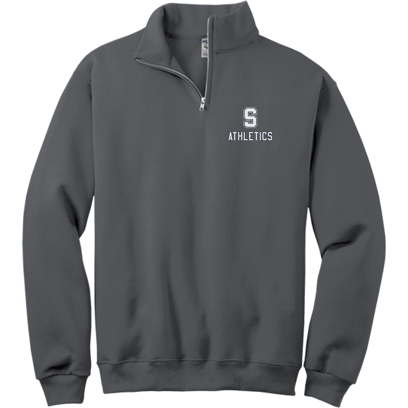 Midd South Athletics NuBlend 1/4-Zip Cadet Collar Sweatshirt