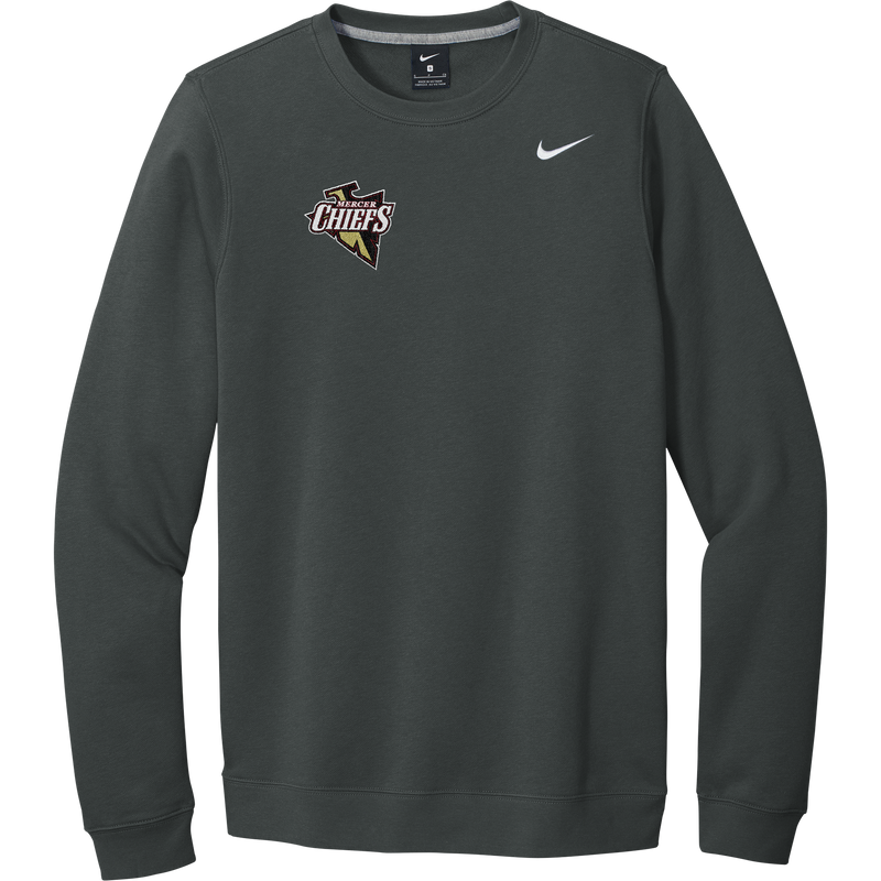 Mercer Chiefs Nike Club Fleece Crew