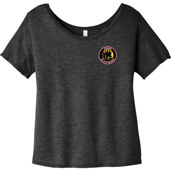 MD Jr. Black Bears Womens Slouchy Tee