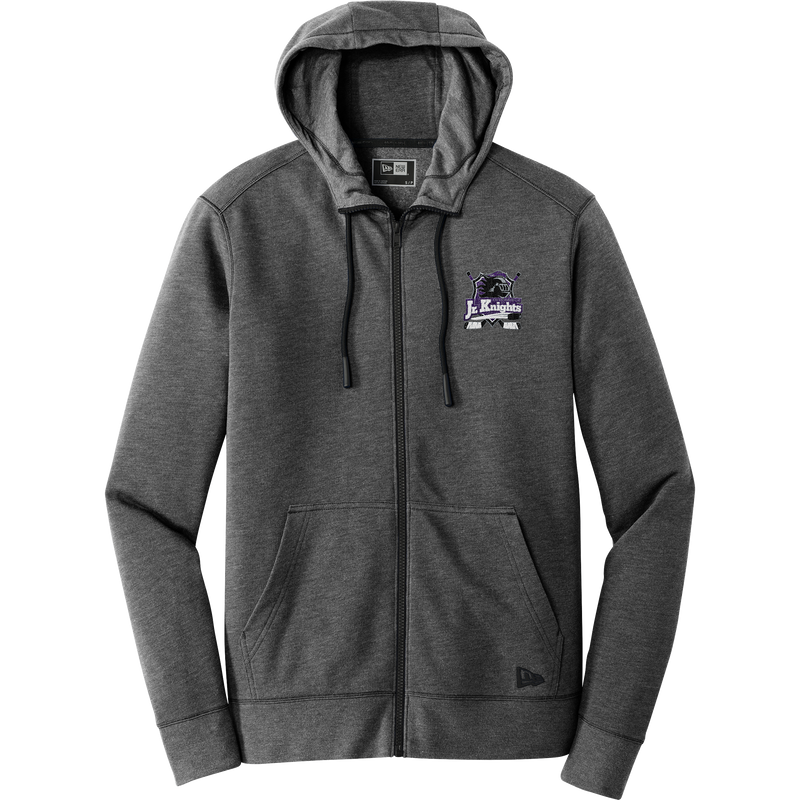 Old Bridge Jr. Knights New Era Tri-Blend Fleece Full-Zip Hoodie