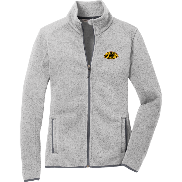 NJ Bears Ladies Sweater Fleece Jacket