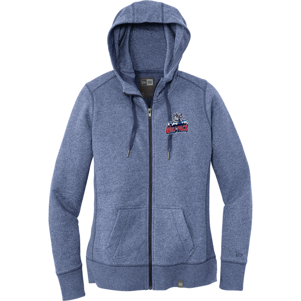 CT Wolfpack South New Era Ladies French Terry Full-Zip Hoodie