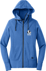 Berdnikov Bears New Era Ladies Tri-Blend Fleece Full-Zip Hoodie