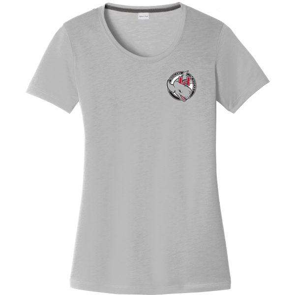 CT Whalers Tier 2 Ladies PosiCharge Competitor Cotton Touch Scoop Neck Tee