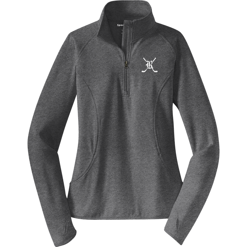 Randolph Middle School Ladies Sport-Wick Stretch 1/4-Zip Pullover