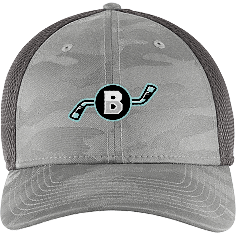 Brooklyn Aviators New Era Tonal Camo Stretch Tech Mesh Cap