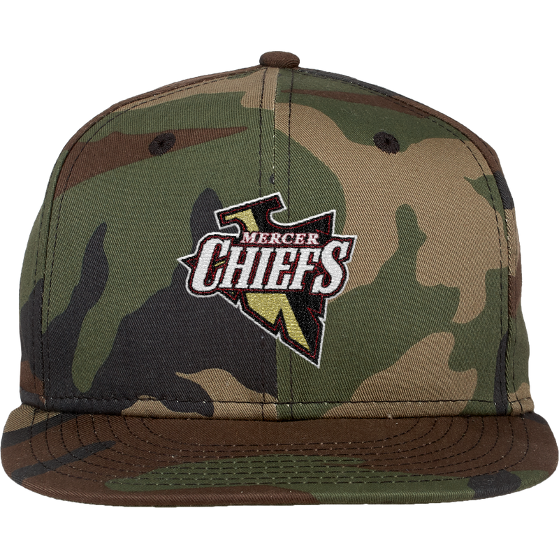 Mercer Chiefs New Era Flat Bill Snapback Cap