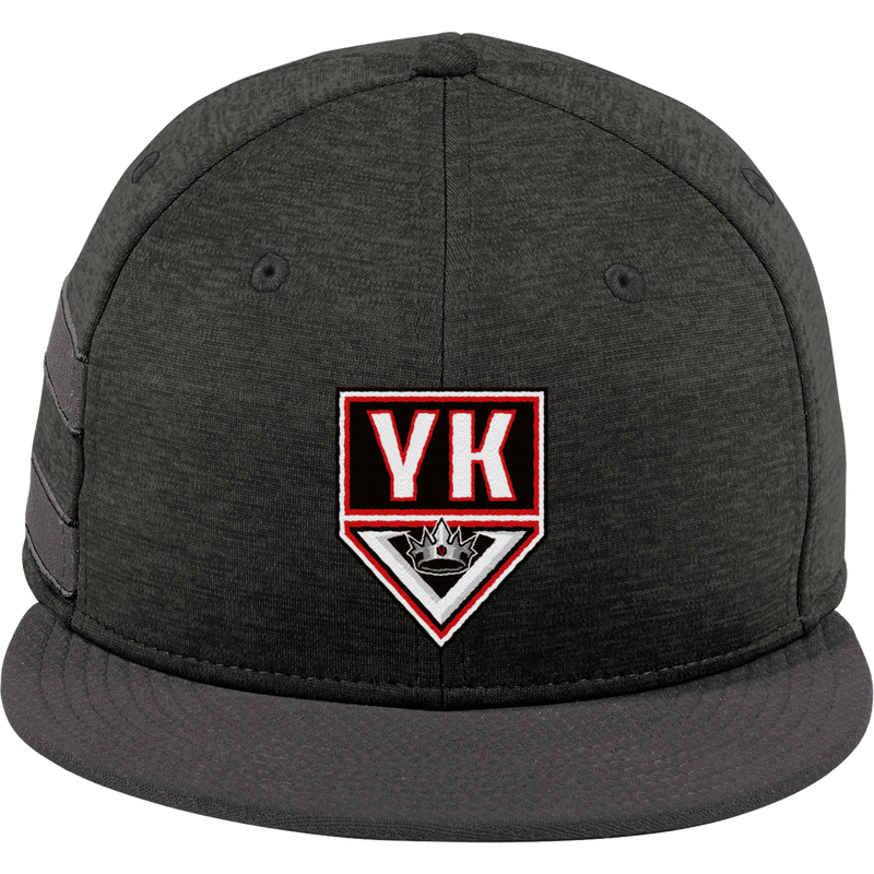 Young Kings New Era Shadow Heather Striped Flat Bill Snapback Cap