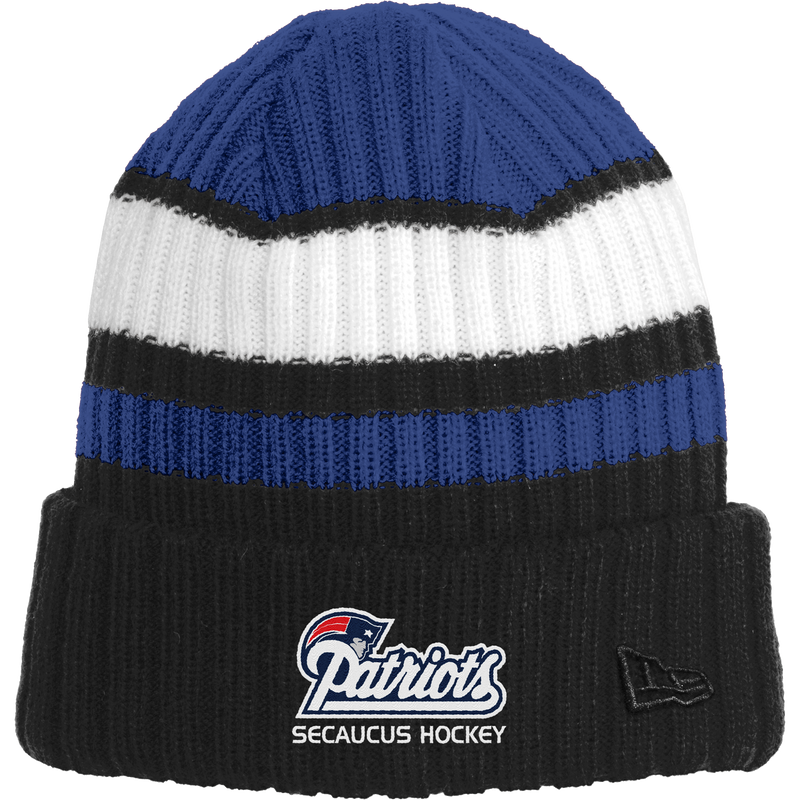 Secaucus Patriots New Era Ribbed Tailgate Beanie