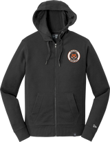 Biggby Bobcats New Era French Terry Full-Zip Hoodie