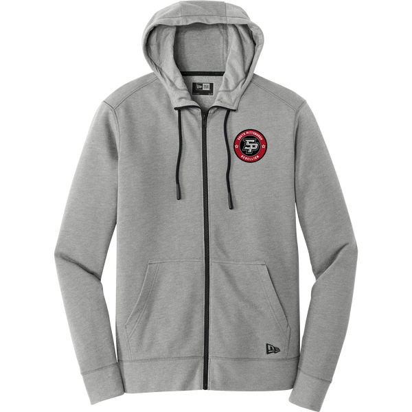 South Pittsburgh Rebellion New Era Tri-Blend Fleece Full-Zip Hoodie