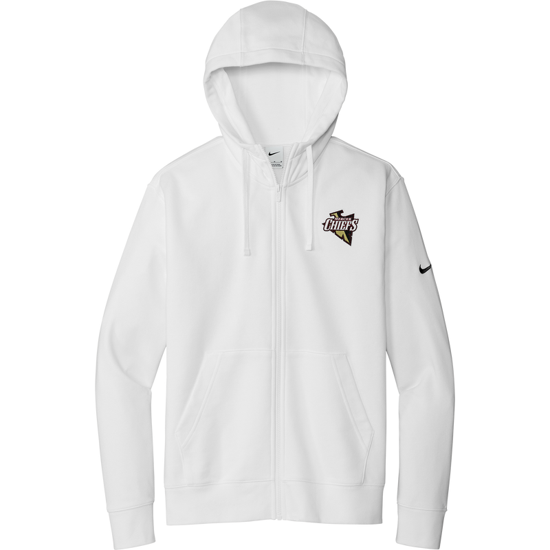 Mercer Chiefs Nike Club Fleece Sleeve Swoosh Full-Zip Hoodie