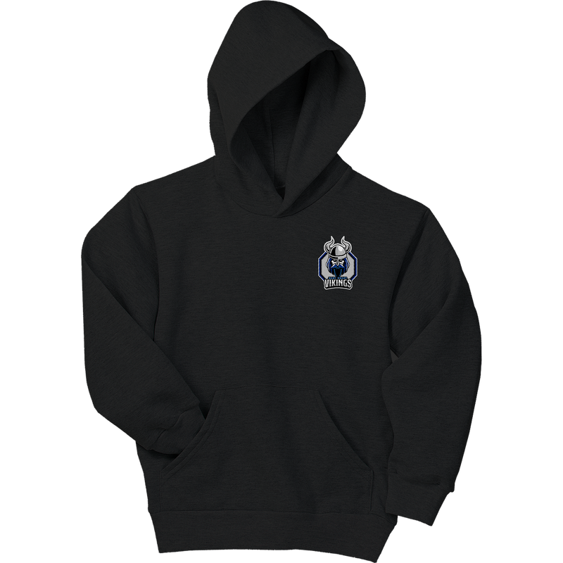 East Coast Vikings (Mens) Youth EcoSmart Pullover Hooded Sweatshirt