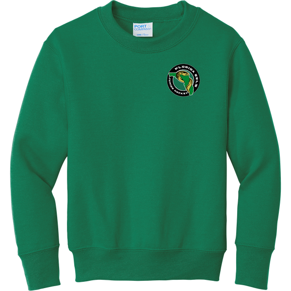 Florida Eels Youth Core Fleece Crewneck Sweatshirt