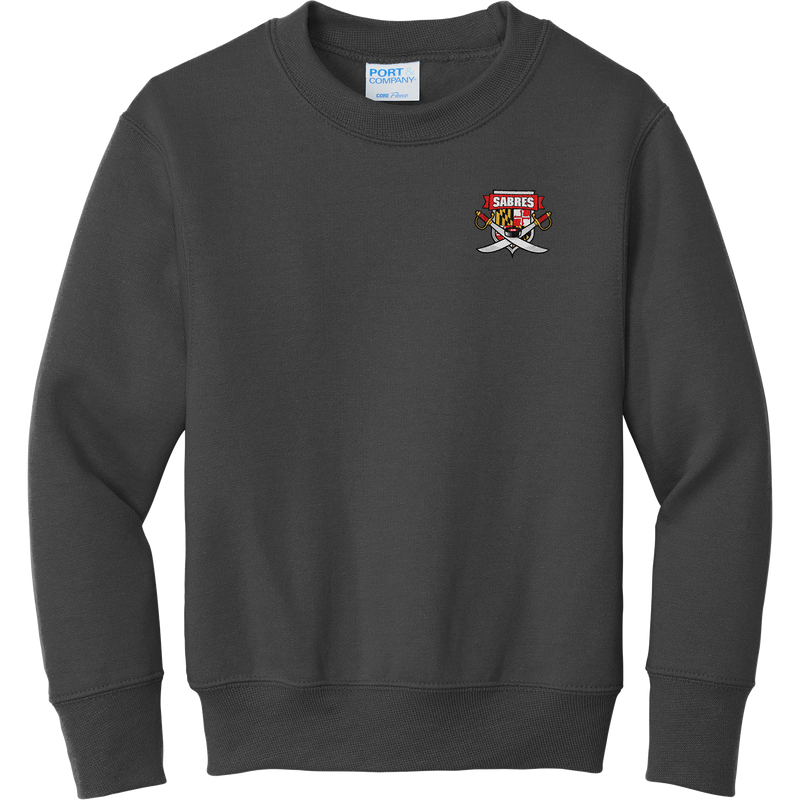 SOMD Sabres Youth Core Fleece Crewneck Sweatshirt