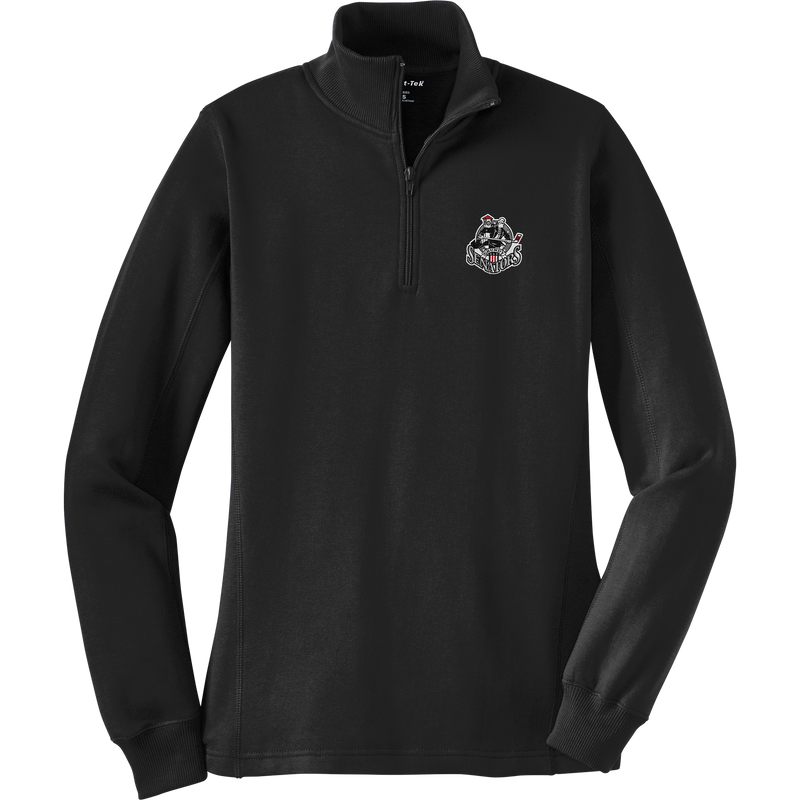 Grundy Senators Ladies 1/4-Zip Sweatshirt