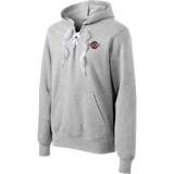 Charlotte Rush Lace Up Pullover Hooded Sweatshirt
