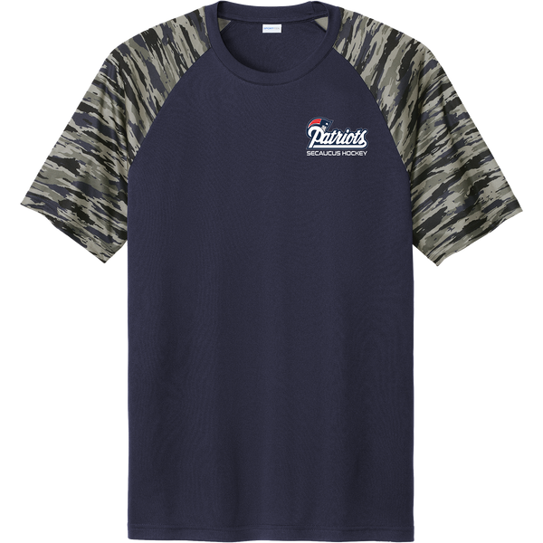 Secaucus Patriots Drift Camo Colorblock Tee