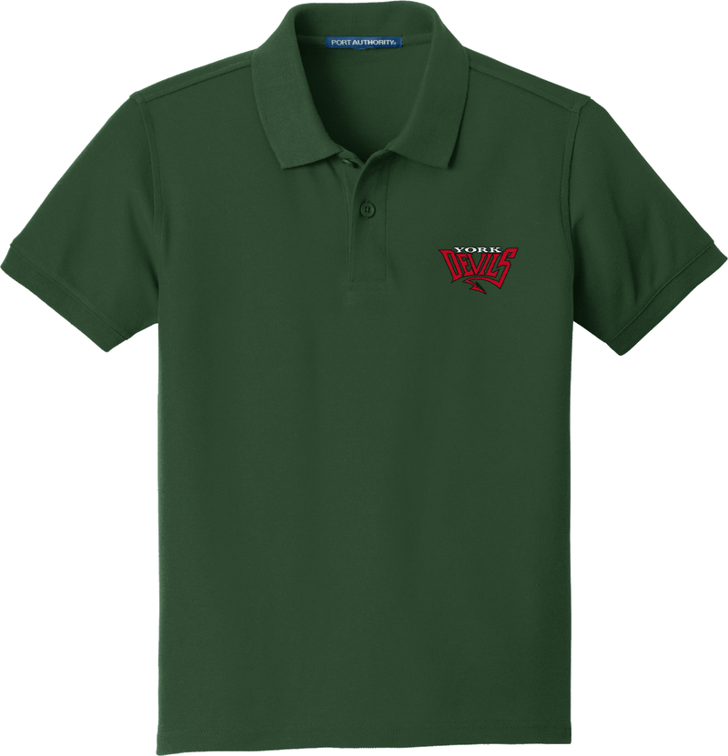 York Devils Youth Core Classic Pique Polo