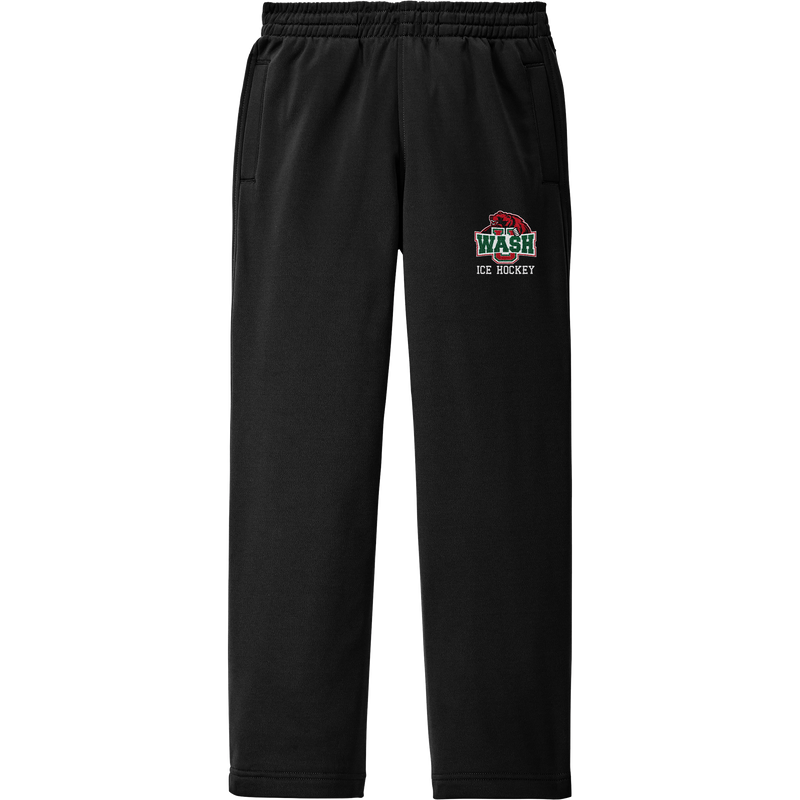 Wash U Youth Sport-Wick Fleece Pant