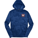 CT Whalers Tier 1 Youth Sport-Wick CamoHex Fleece Hooded Pullover