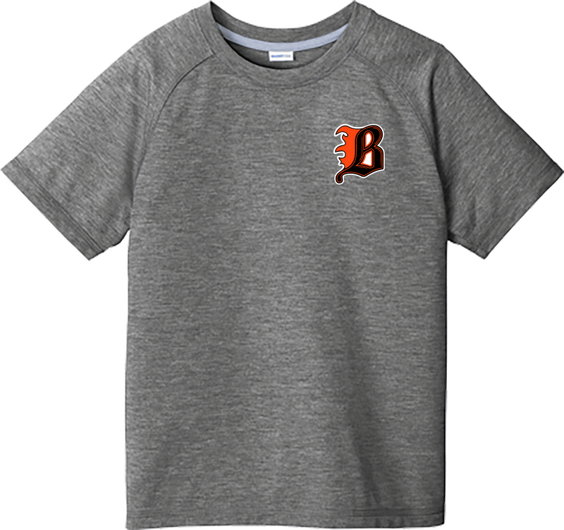 Philadelphia Blazers Youth PosiCharge  Tri-Blend Wicking Raglan Tee